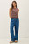 Retro Stripe Sweater Tank - Chocolate
