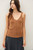 Autumn Knit Tank - Caramel