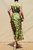 Retro Polka Dot Dress - Olive