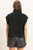 Relaxed Sweater Knit Top - Black