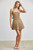 Sargeant Pepper Mini Dress - Warm Cocoa