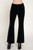 Velvet Flare Pants - Black
