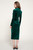 Gwen Glitter Velvet Dress - Emerald