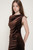 Fawn Velvet Dress - Chocolate