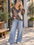 Fuzzy Argyle Sweater - Brown