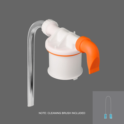 The FIFO Fill Station™ Switch Kit pictured with cleaning brush inset