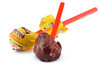 A lollipop of tamarind, with a circular figure. Tama-roca is a delicious hot and salted tamarind fruit candy, with real Mexican Candy tamarind pulp.