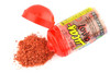 Sweet and Sour Chamoy flavored Powder by Lucas. Savory, sweet and sour is what you'll get from the classic Mexican fruit and spice blend, chamoy.  The chamoy powder can be eaten by itself or sprinkled over fruits. Its baby size makes it compact, allowing you to take it anywhere you go. Also, it comes with a twist on cap, so you can eat some now and save the rest for later.
