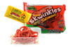 Watermelon flavored soft candy strips with hot tamarind sauce. It looks like spaghetti! But it taste better than spaghetti, its candy! They are a great treat for parties, trips, or a sweet afternoon snack for the kids! Each box comes with 12 individually wrapped packs of candy straws.