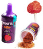 Delightful hard candy lollipop with chamoy flavor and a rich chili powder to cover the top of the lollipop and combine the two of them creating a delicious mixture of sweet, sour and spicy.