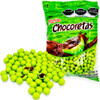 Delicious candied sweet with chocolate filling and mint flavor.
