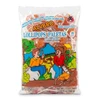 Fruity tasting acidulated hard candy lollipop with chili. Try these spicy peach and pineapple flavored lollipops that are in the shape of roasted chicken.
