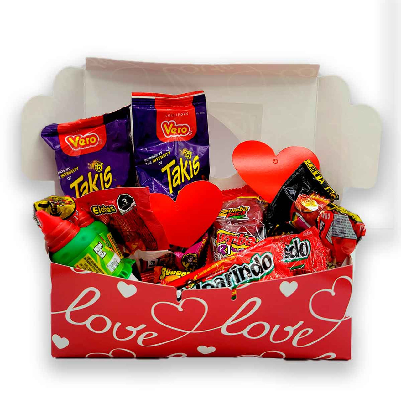 New candy mix box full of some spicy mexican sweets chosen especially for "Valentine's 