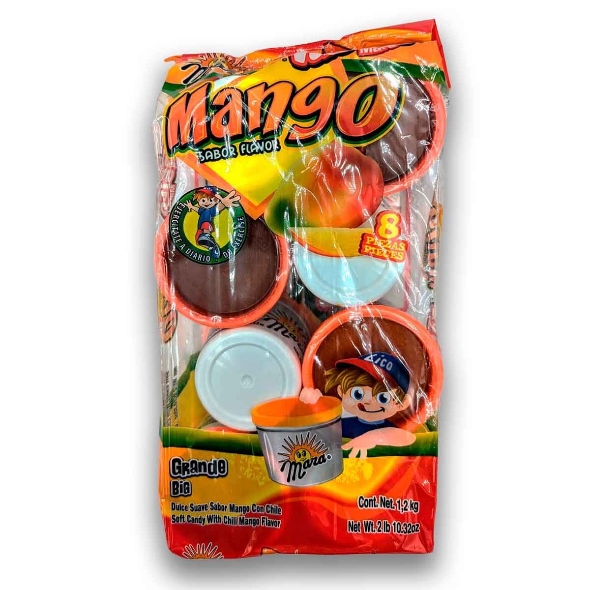 Mara Vaso Mango Big 8-Pieces Pack | Buy at My Mexican Candy