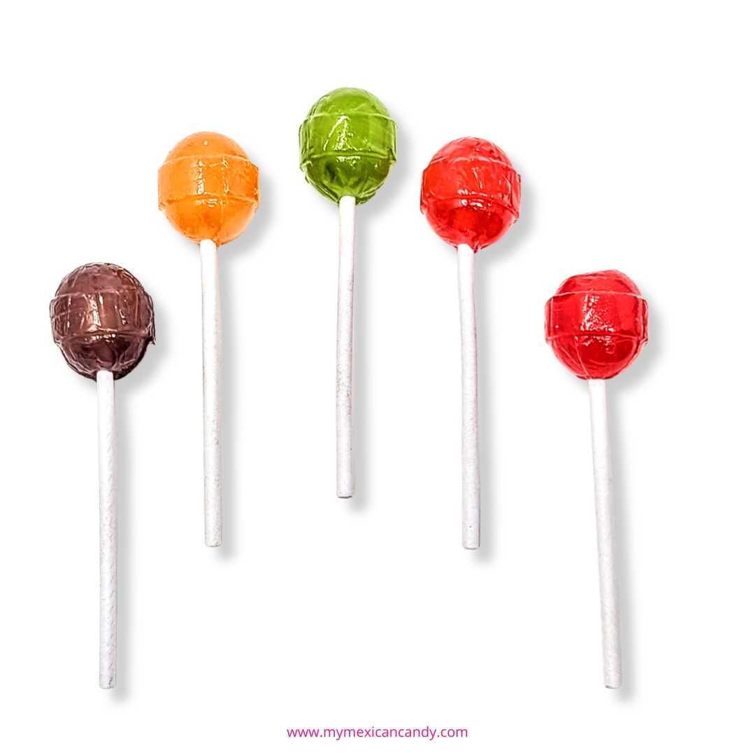 De La Rosa Mini JUMBO surtida Bubblegum lollipop 50pc