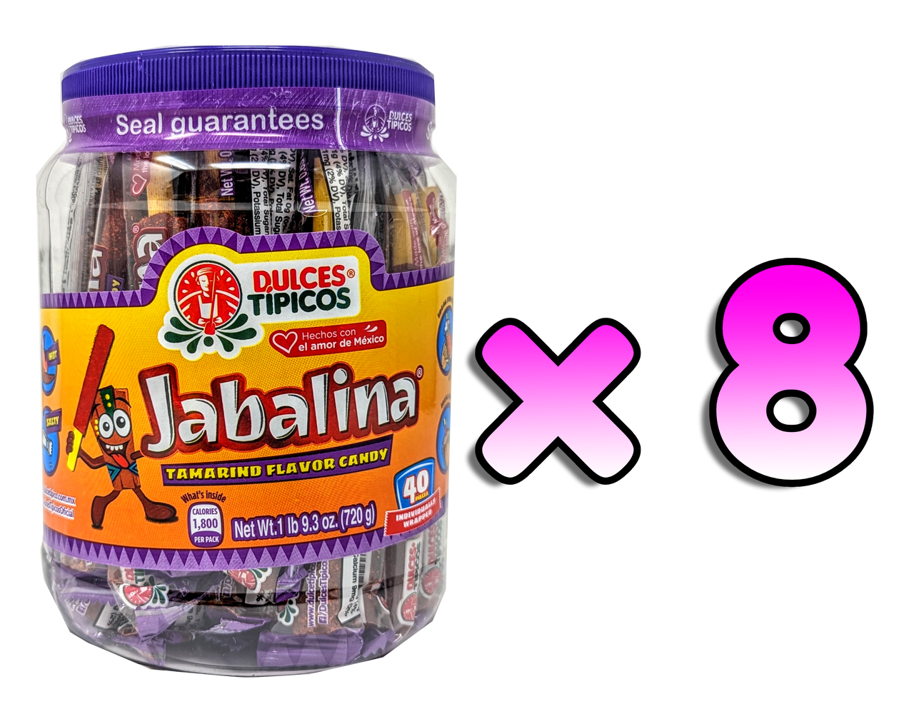 8 Bottles of Jabalina Tarugo by Dulces Tipicos