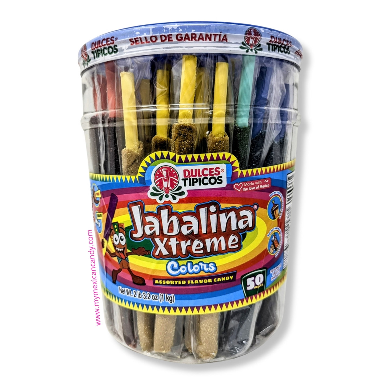 Jabalinas XTREME Colors - 50 Tarugos 5 flavors