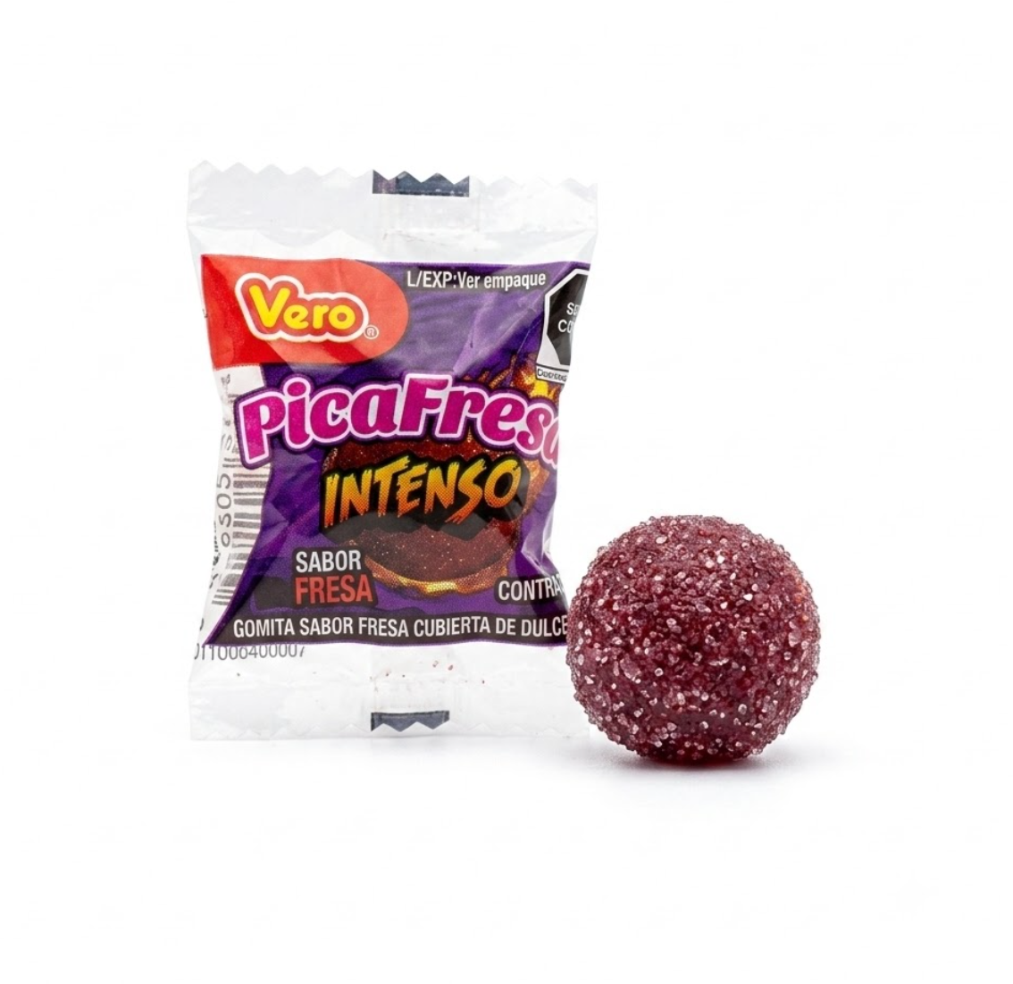 Vero Pica Fresa Intenso - Hot Strawberry Gummy- 100 pieces