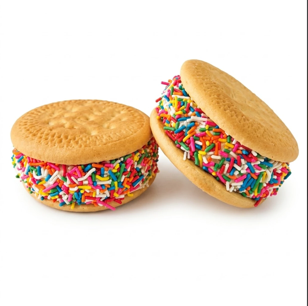 Bomboneta Sandwich - Marshmallow sprinkles cookie sandwich - 24pc