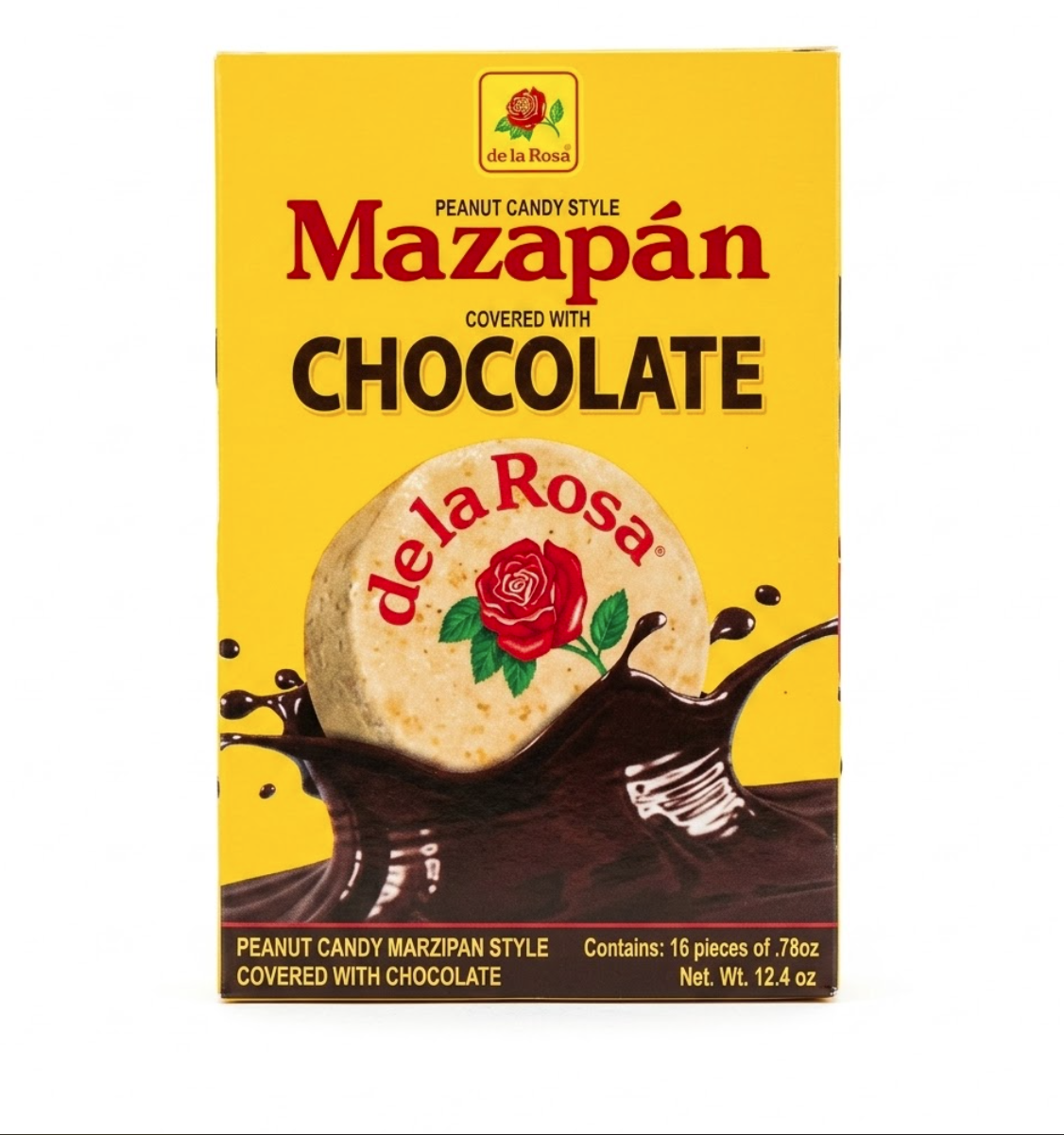 This Mexican peanut Candy is made of pure, creamy cacahuate biscuit, covered with the creamiest Mexican chocolate!
