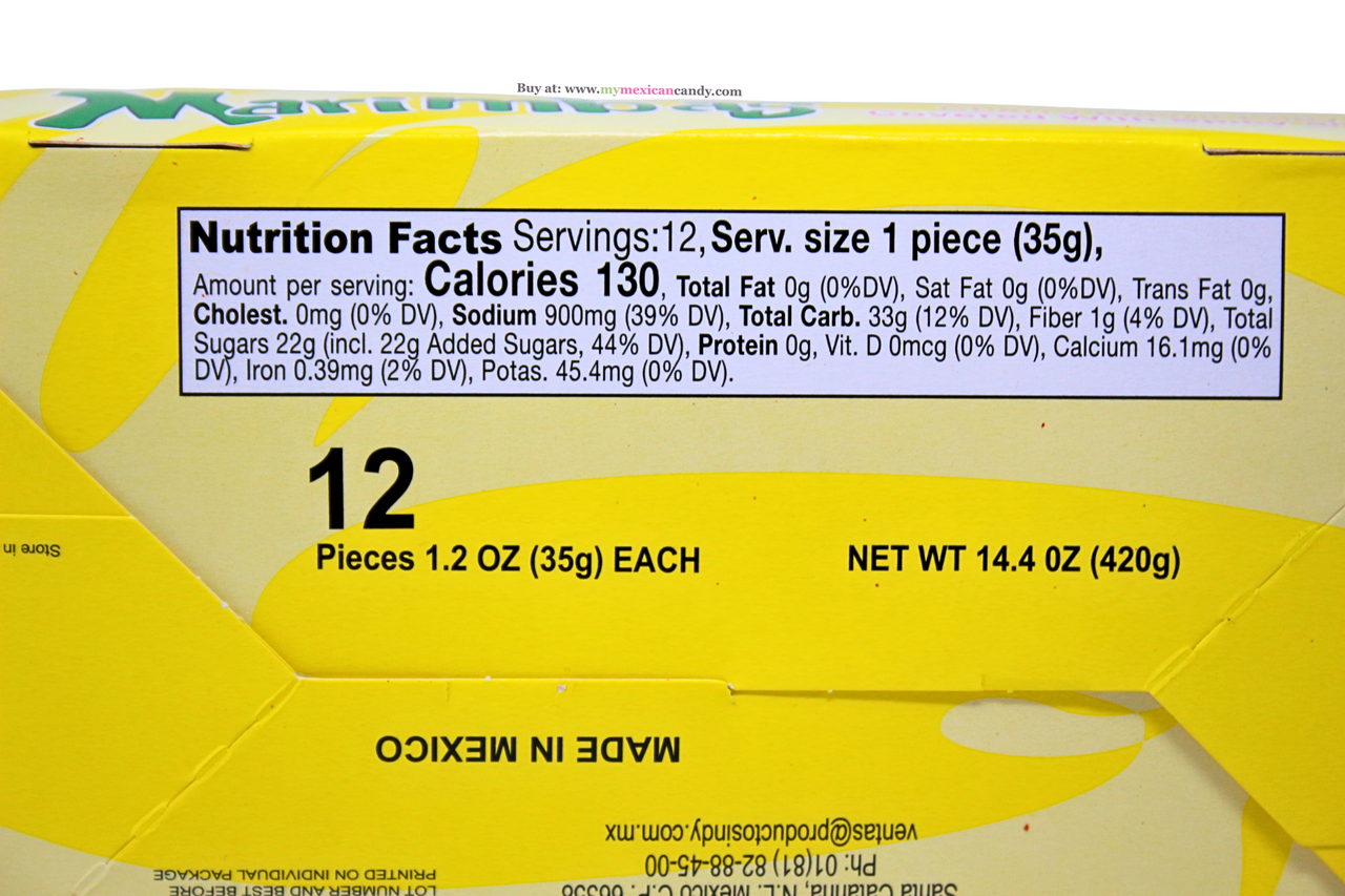 Indy Marimbas Paleta 12-Pieces Pack Count Indy Marimbas Paleta 12-Pieces Pack Count