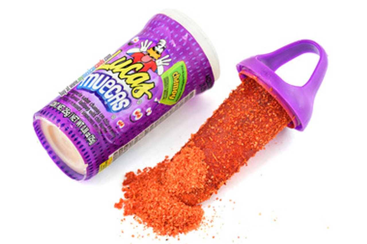 Chamoy flavored lollipop deep in sweet and sour powder. Its baby size makes it compact, allowing you to take it anywhere you go. Also, it comes with a twist on cap, so you can eat some now and save the rest for later.