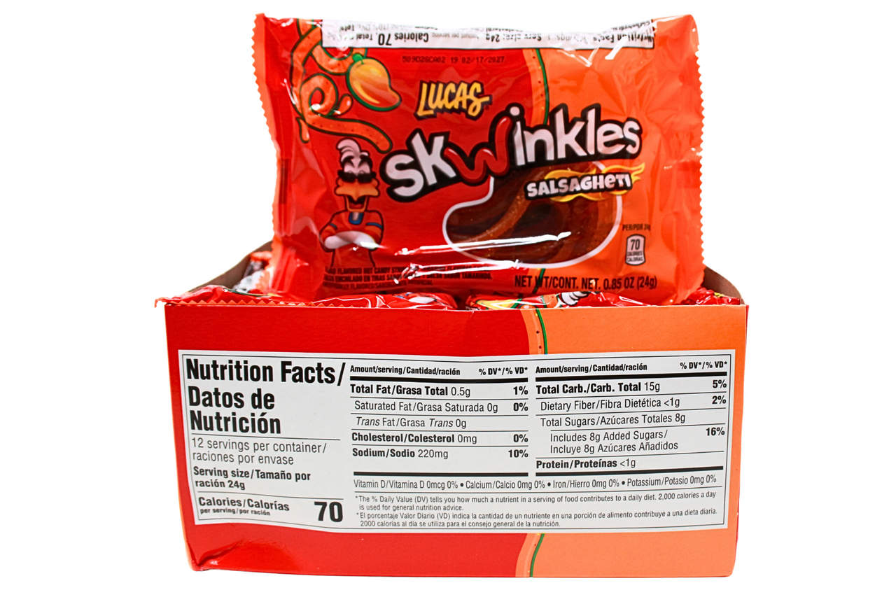 Lucas Salsagheti Mango 12 -Packs