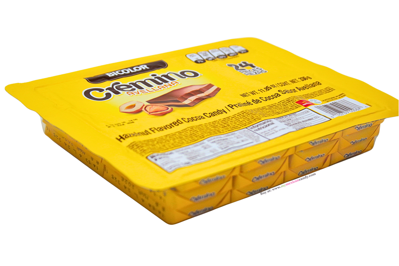 Cremino chocolate de avellana suave dulce mexicano