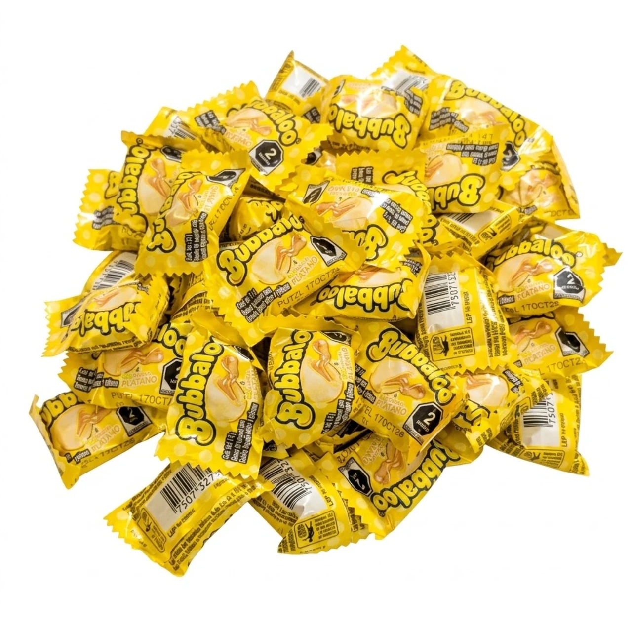 Adams Bubbaloo Platano 47-Pieces Pack
