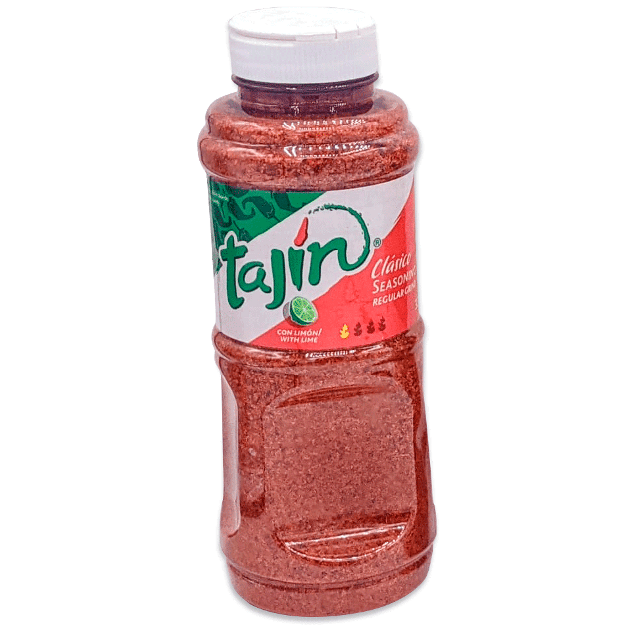 Tajin is a delicious mix of the highest quality Mexican chilies mix with lime and salt. Tajin has the perfect balance of spice and flavor and it makes it a delicious but spicy fruit seasoning" powder.