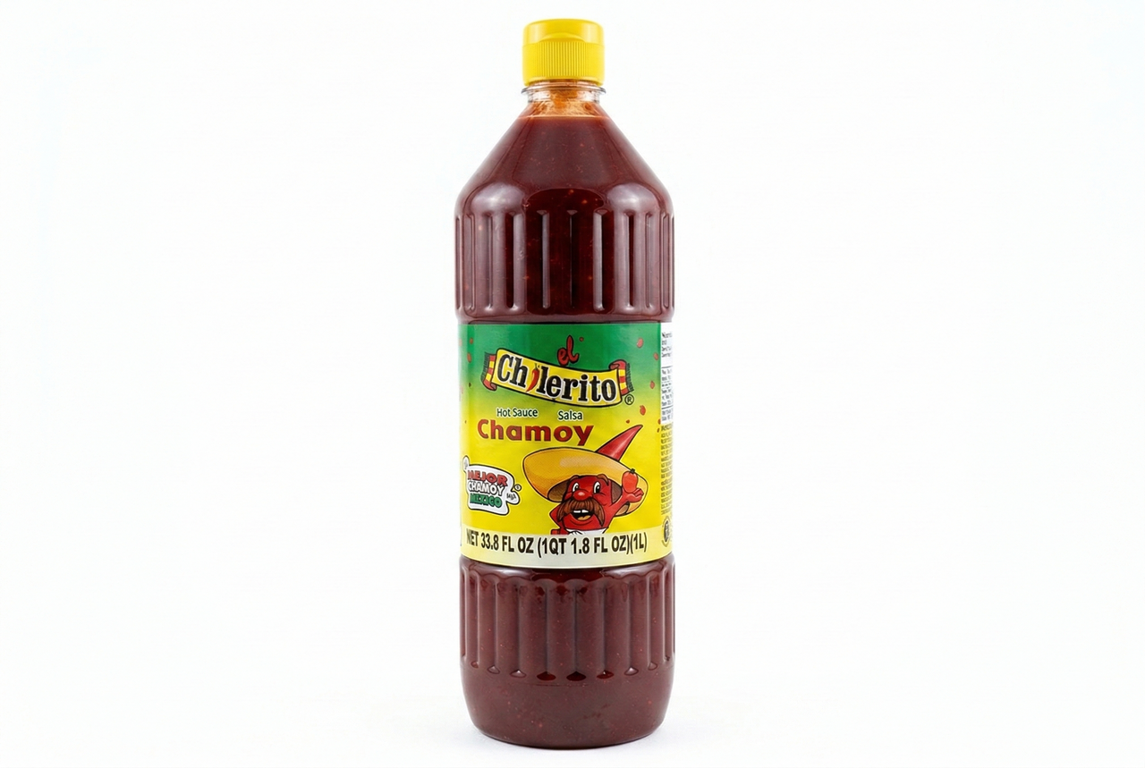 Chilerito Chamoy is a delicious, sweet, sour and spicy sauce perfect to condiment a wide variety of foods ranging from fresh fruit and juices to potato chips and assorted nuts. This can be use for frozen confections such as sorbet or raspados too.