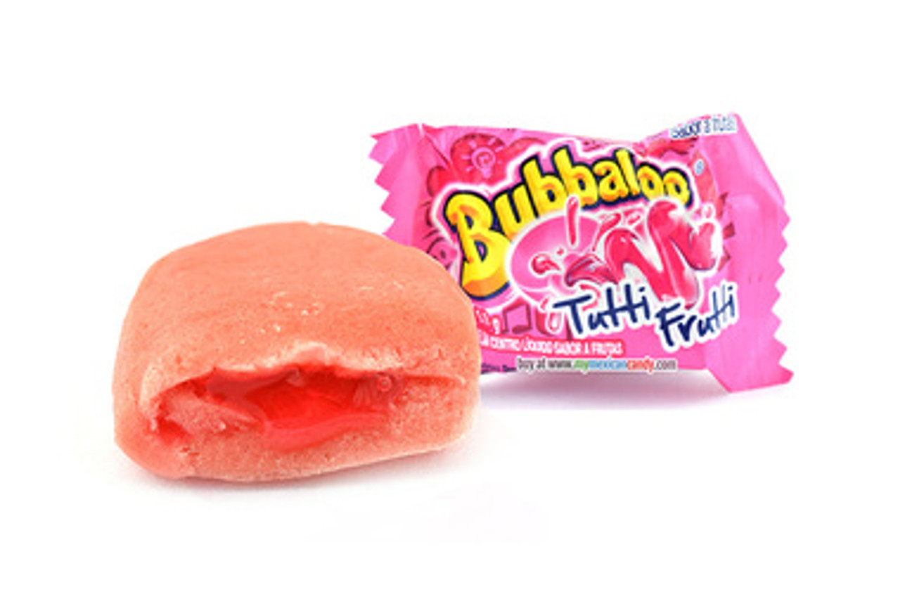 Adams Bubbaloo Tutti fruti is a delicious soft gum with a long lasting flavor and a chewy texture. This gum has a tutti fruti caramel flavored filling which means that it haves the taste of different delicious and tasty fruits.