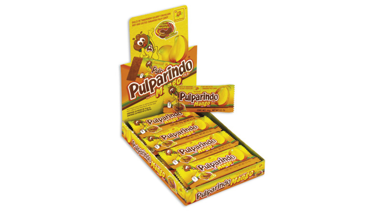 De La Rosa Pulparindo Mango 20-piece pack count