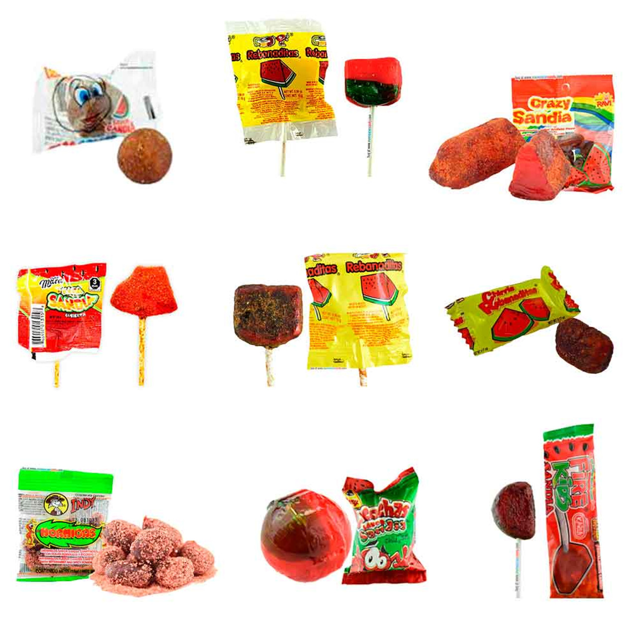 Strawberry Mexican Candy Mix 52-Pieces