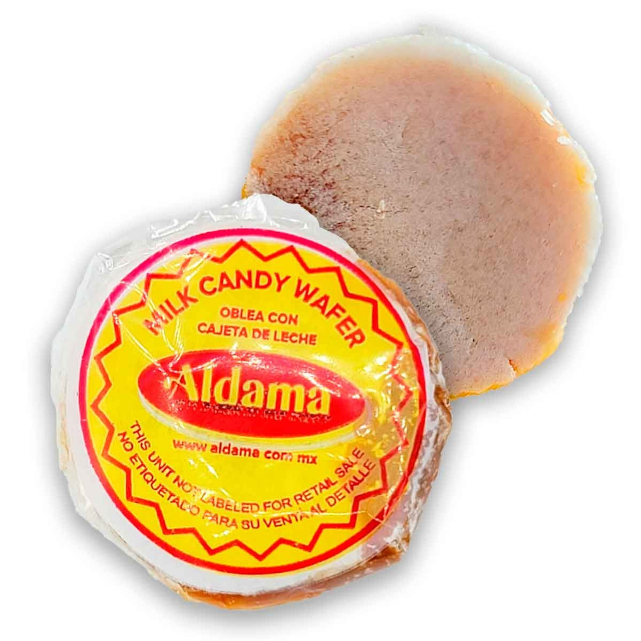 Wafers with goat's milk candy. The classic flavor of the "cajeta" and the crispy flour wafer made it a unique Mexican candy