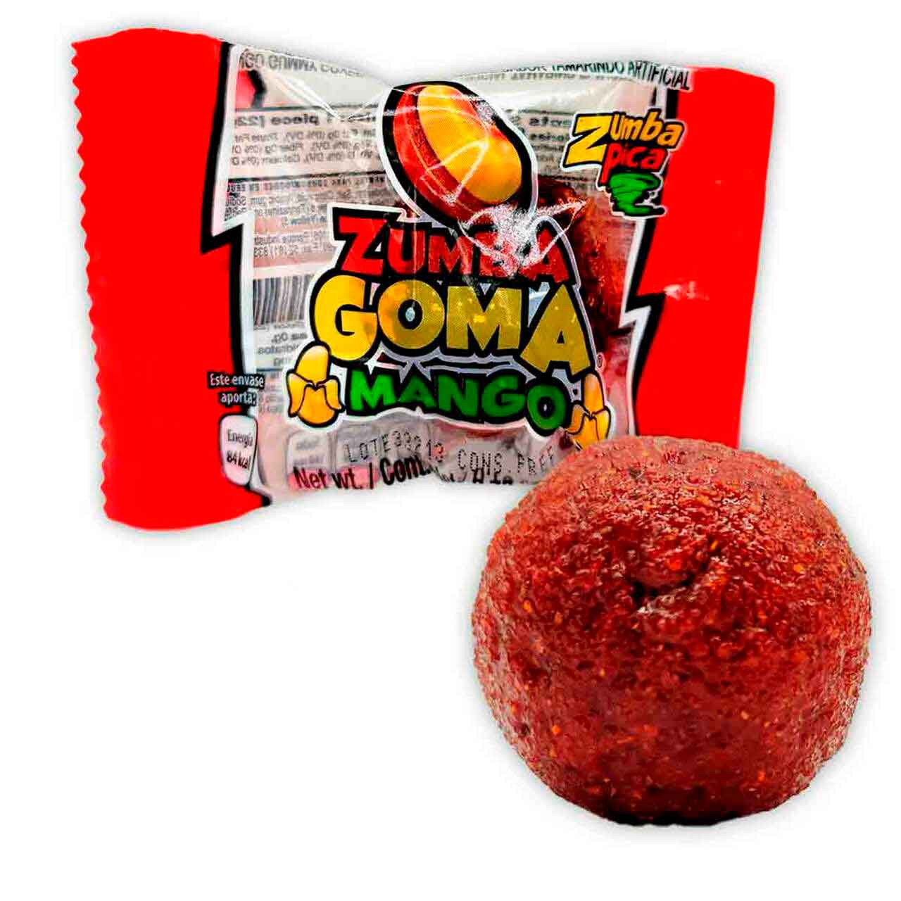 Zumba Pica Goma Mango 20 Pieces Pack