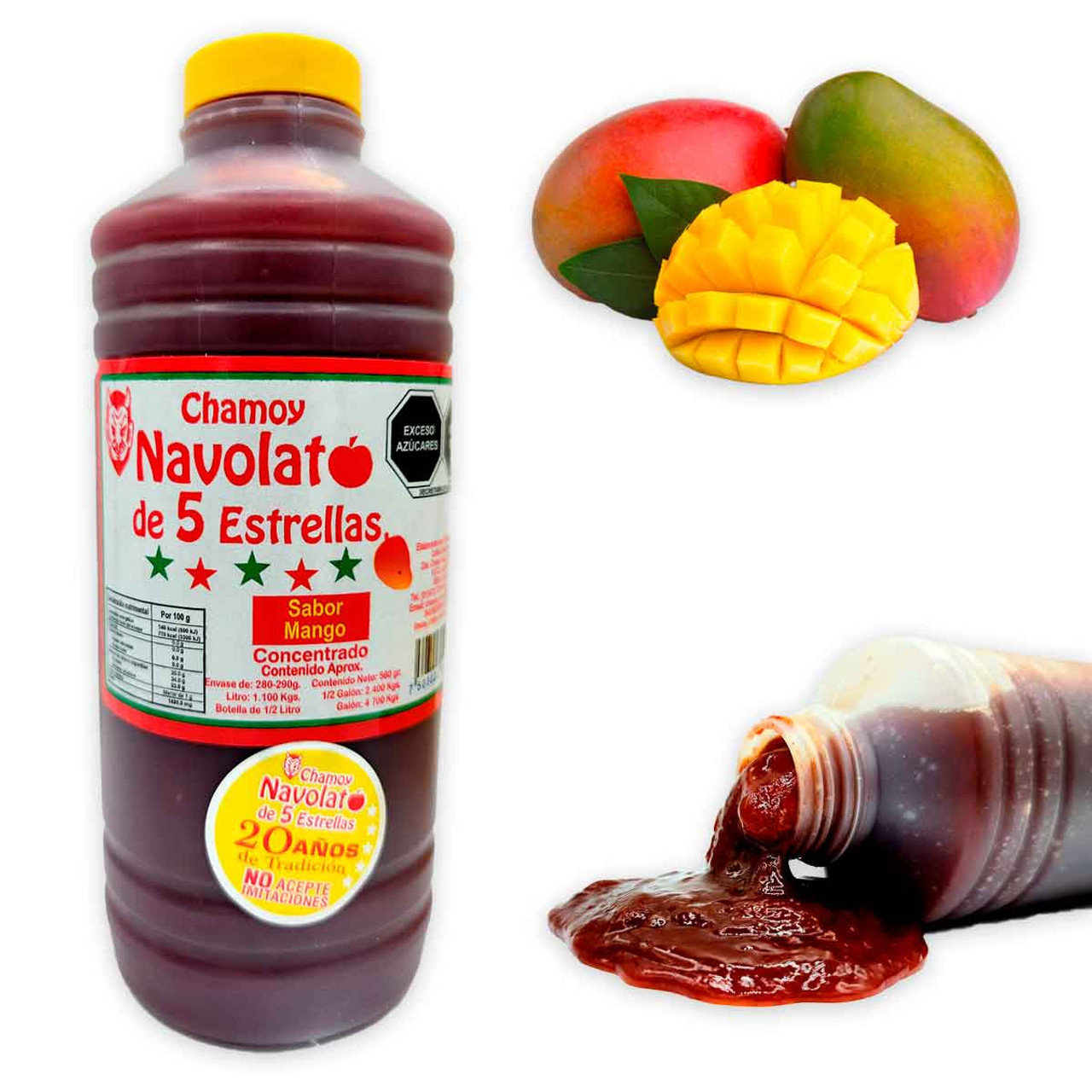 Navolato Chamoy Mango 1 liter Buy at My Mexican Candy