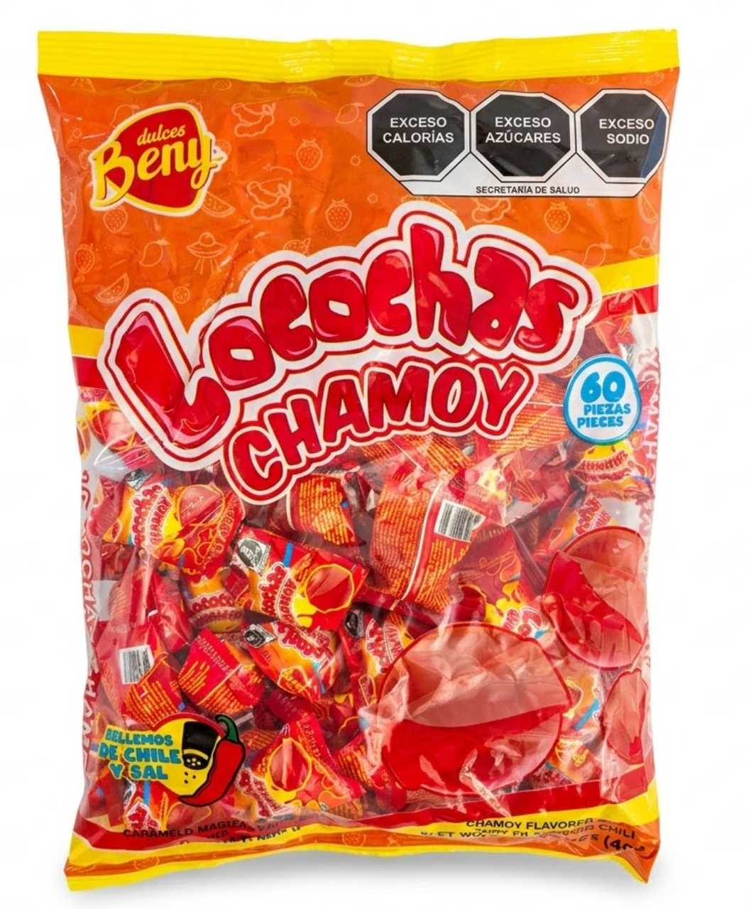 Beny Locochas Chamoy 60-Pieces Pack