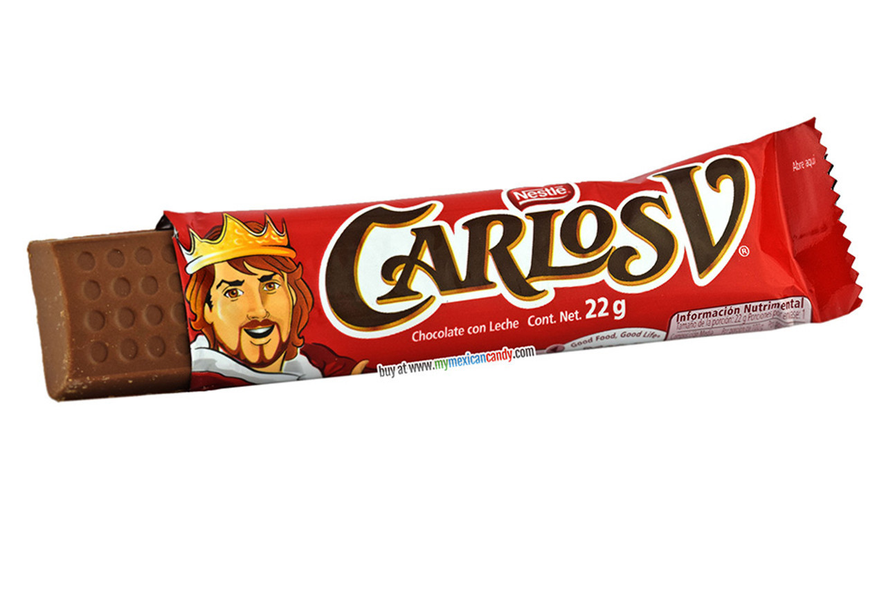 Carlos V dark chocolates from the brand "Nestle". This package contains 32 pieces of delicious and sweet mexican chocolates.
