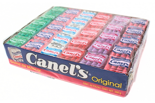 Chicle clasico Mexicano paquete con 60 piezas de diferentes sabores.