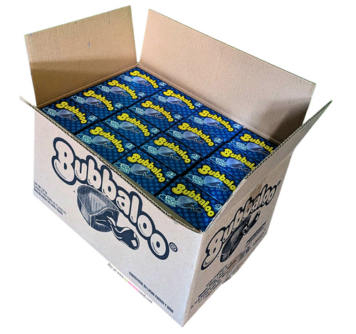 La caja completa contiene 32 cajitas de 47 piezas cada una. Un total de 1504 chicles!