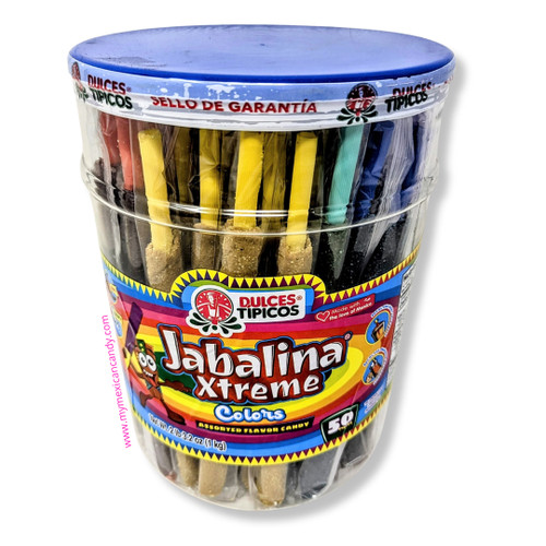 Jabalinas XTREME Colors - 50 Tarugos 5 flavors