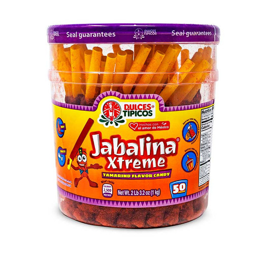 Case of Jabalina Tarugo XTREME:  6 Bottles 50Pcs each - 300 straws