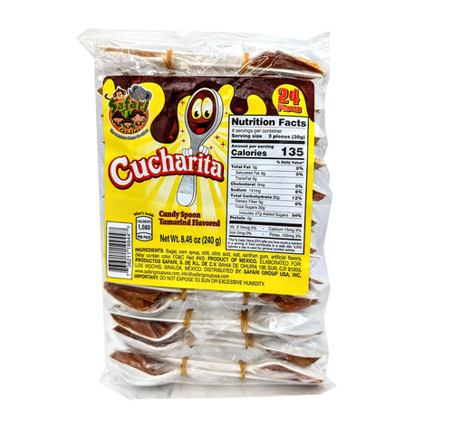 La clasica cuchara de tamarindo mexicana! Dsifruta de su sabor agridulce con un toque de chile en una cuchara!  Envios gratis terrestres en ordenes de $60.00  Dlls