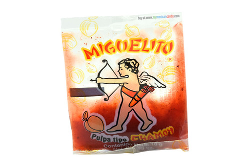 Chamoy liquido en bolsita marca Miguelito. 50 Piezas.