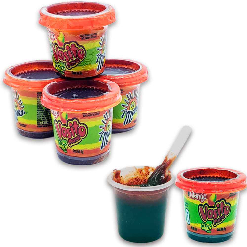 Mara Vasito is a plastic cup with a delicious gooey sugarish candy. This candy has a tasty mango flavored pulp with a rich touch of hot chili. Mara Vasito is a plastic cup with a delicious gooey sugarish candy. This candy has a tasty mango flavored pulp with a rich touch of hot chili.