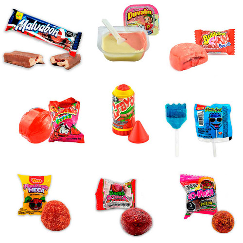Crayon Sabores Surtidos Assortment Flavors Candy 10 ct
