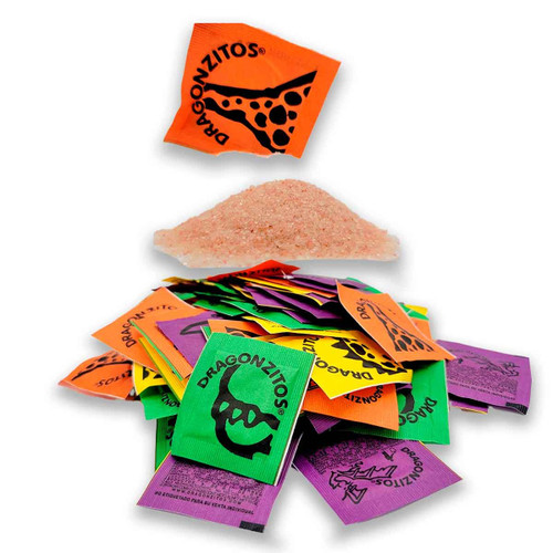 Delicious granulated sugar powder mini bags with flavory and fruity essences that give a delicious bittersweet taste.