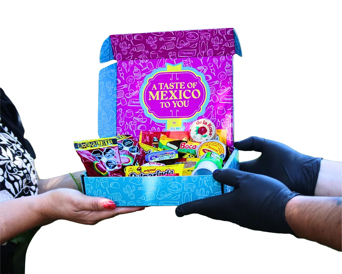Mexican candy gift box
