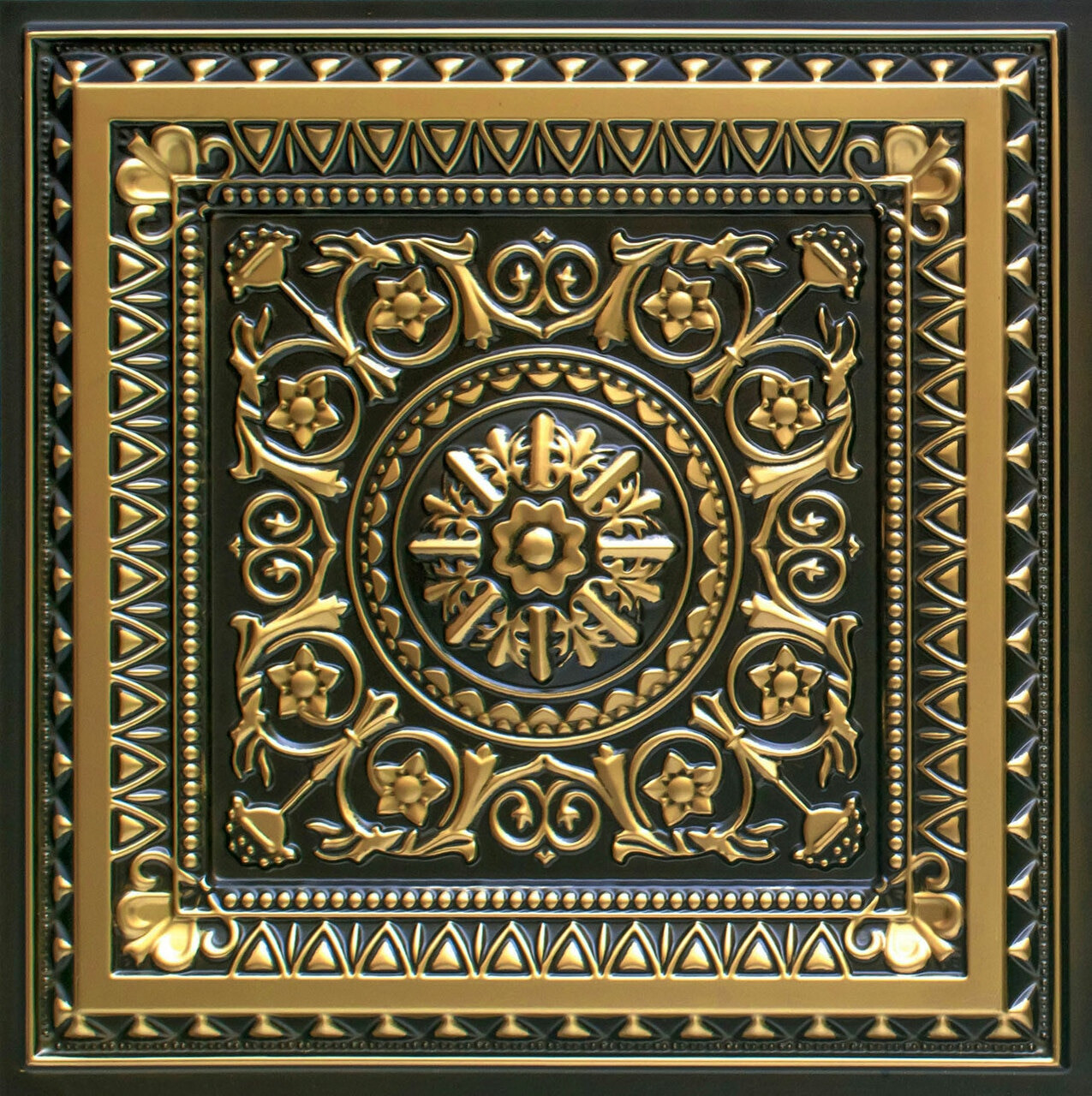 トップス Misha & Puff Antique Brass Folk Tile 3y Vintage-Style Wall-Mount Brass Faucet - Kitchen & Bathroom
